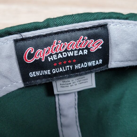 Vintage Miami Hurricanes Strapback Hat Cap Green Captivating Headwear NCAA - Picture 9 of 10